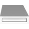 Ekena Millwork 5 1/2-in. W x 26-in. D x 38-in. H Funston Architectural Grade PVC Knee Brace BRCP055X26X38FST - alternate 5